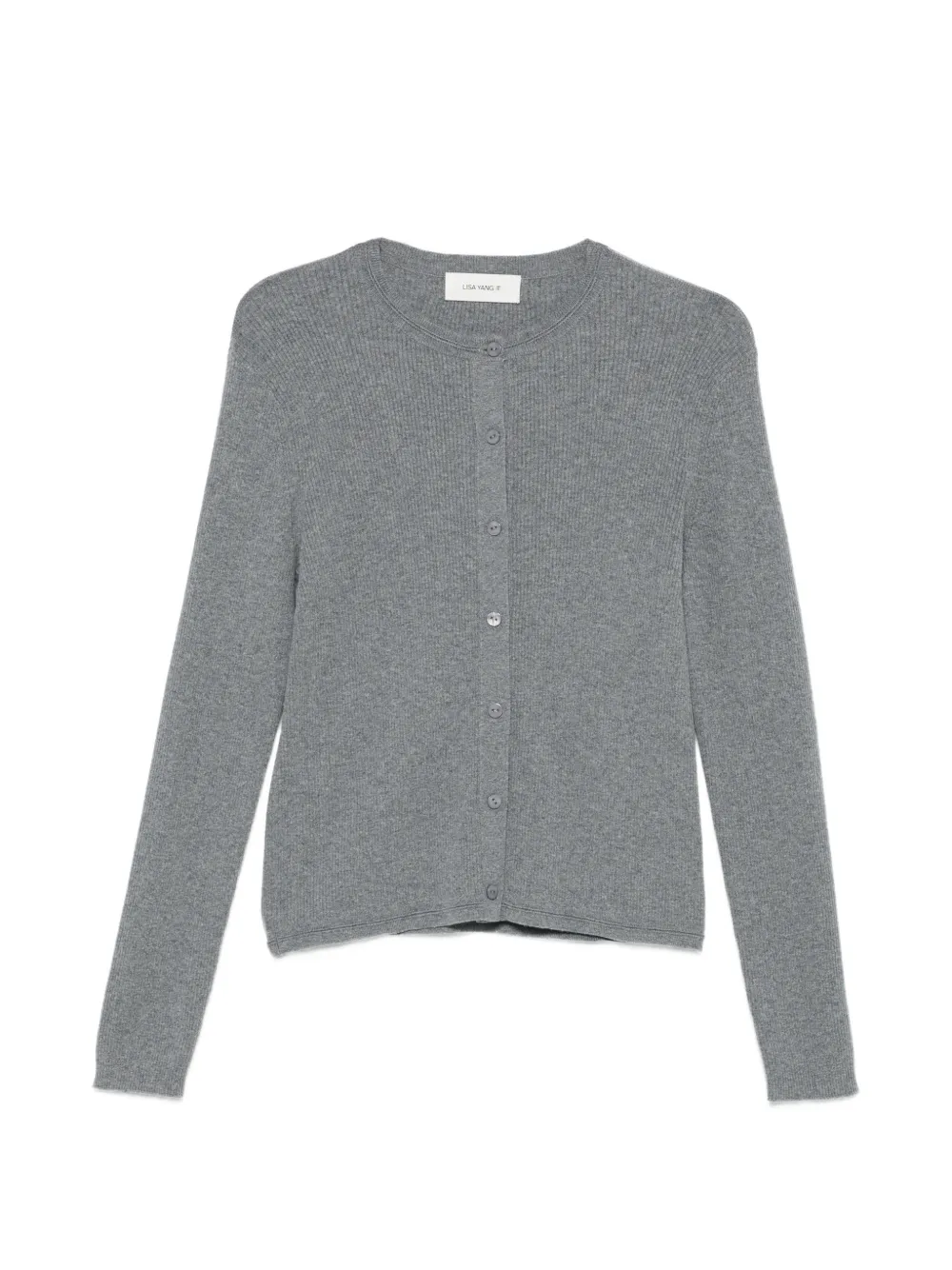 Lisa Yang Abeena ribbed-knit cardigan - Grey