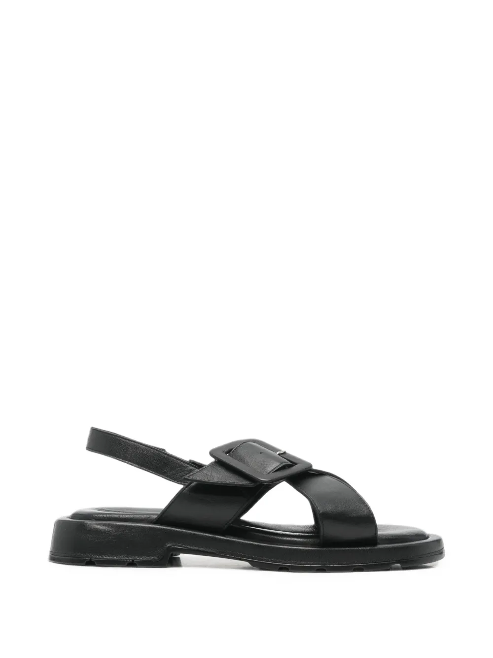 SERGIO MORETTI FIRENZE buckle-detail slingback flat sandals