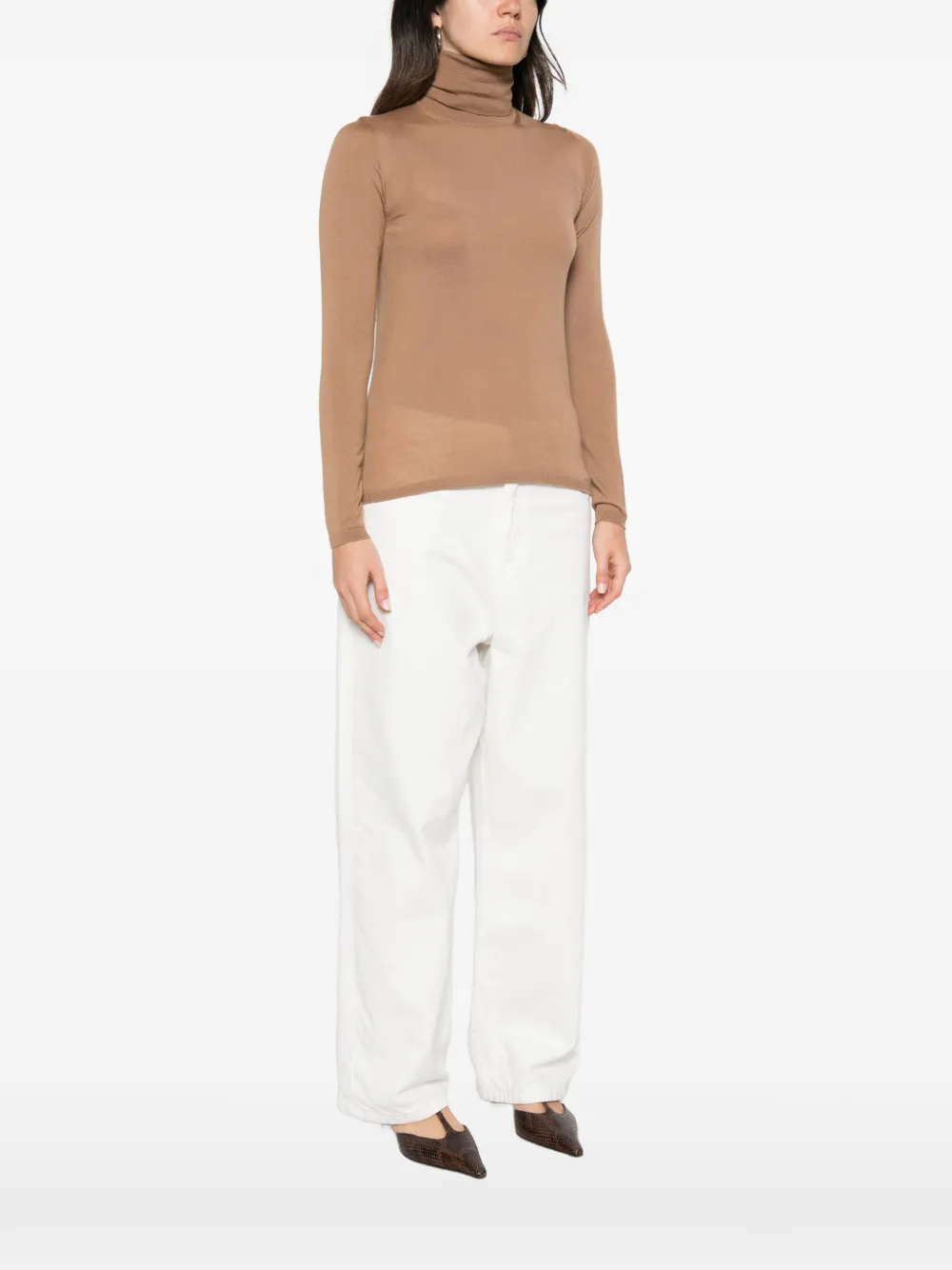 Max Mara Wollen coltrui Beige