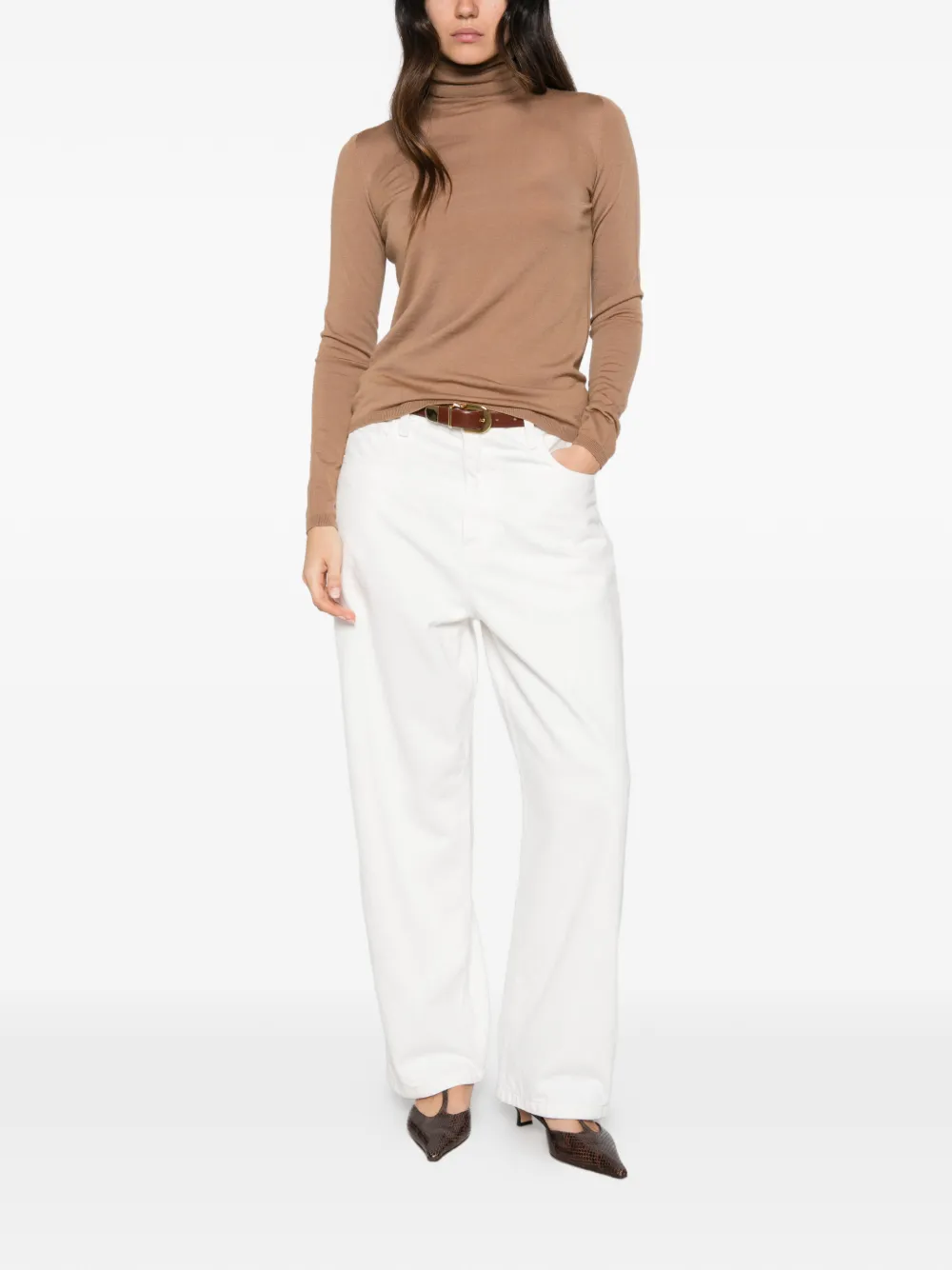 Max Mara Wollen coltrui Beige