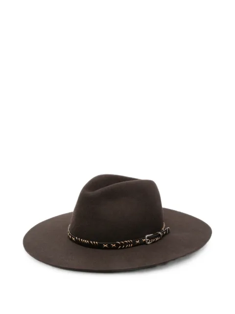Golden Goose buckle-detail fedora hat