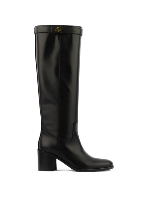 Paul Warmer lock-detail knee-high boots