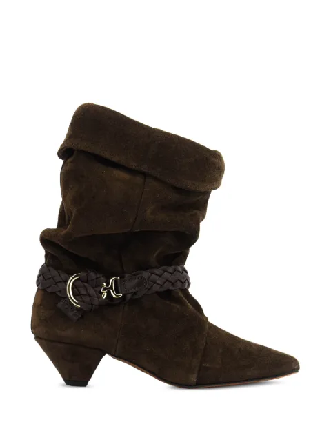 Nubikk Sally Lynn braided ankle boots