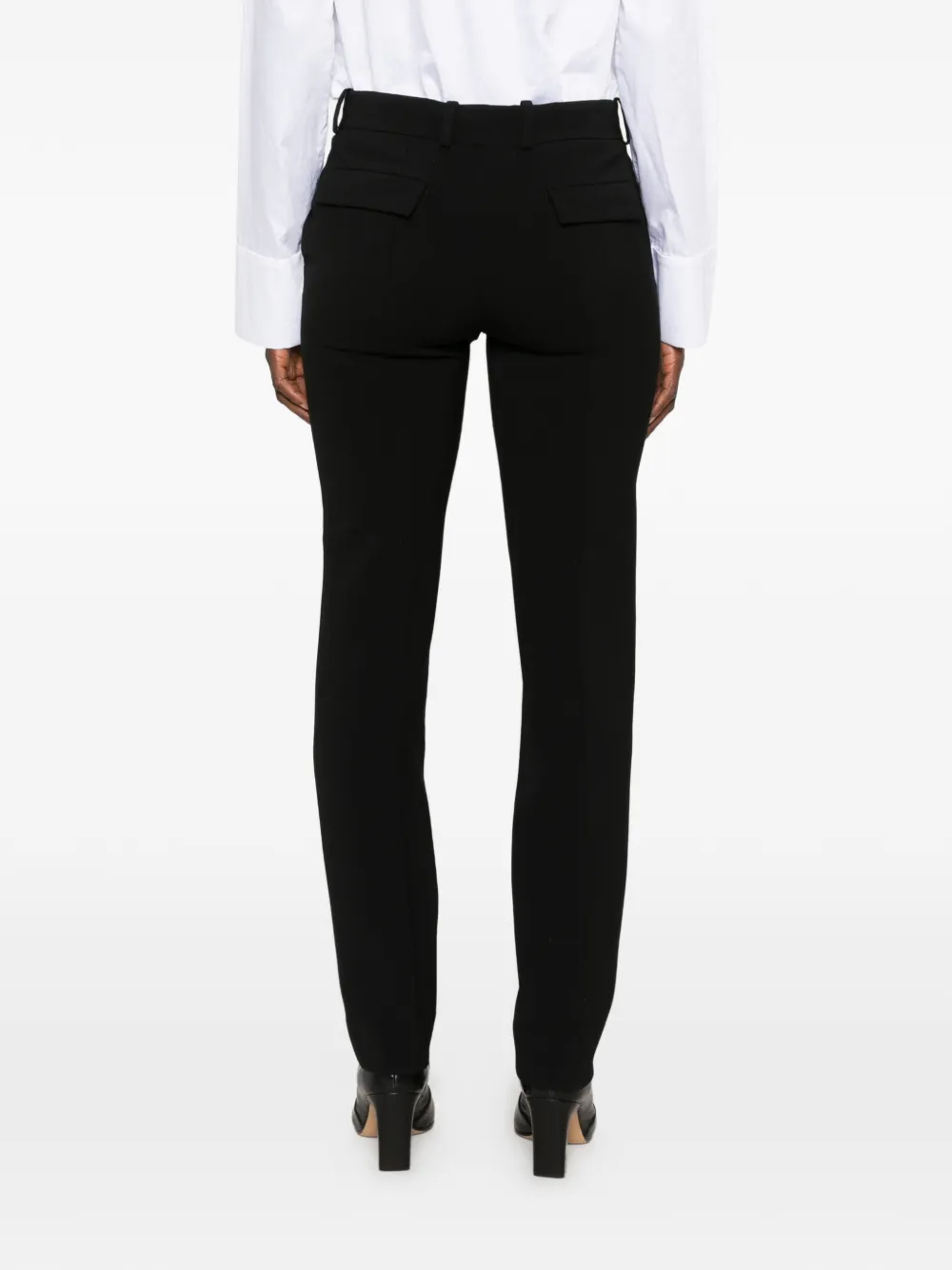 TOTEME Straight broek Zwart