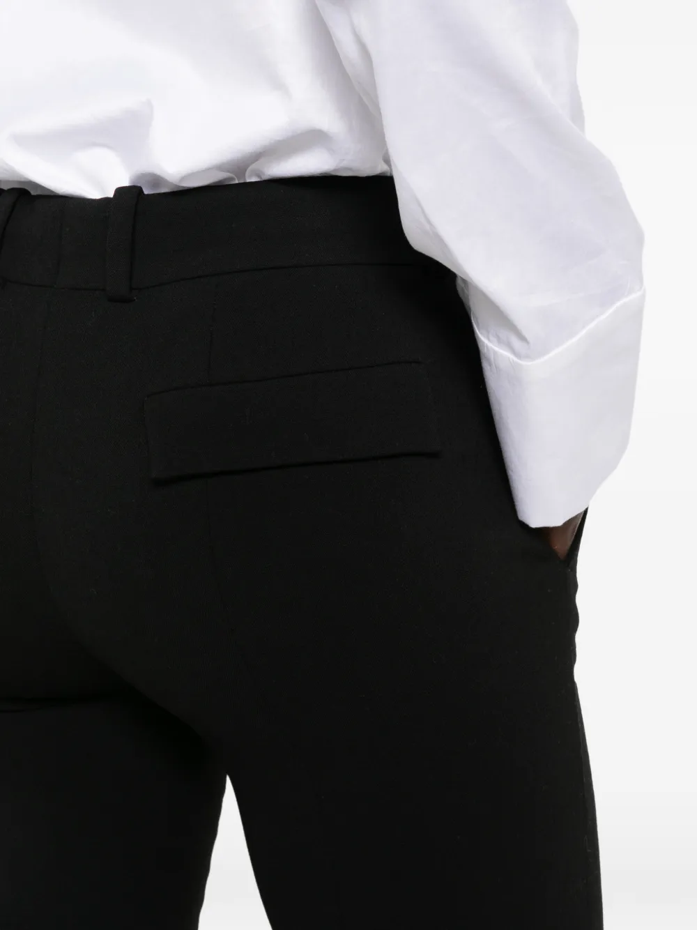 TOTEME Straight broek Zwart