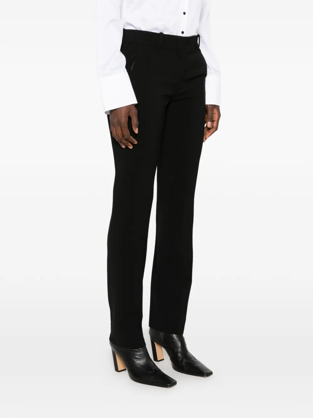 TOTEME Straight broek Zwart