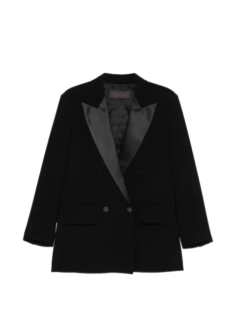Max Mara blazer con solapas de pico y doble botonadura