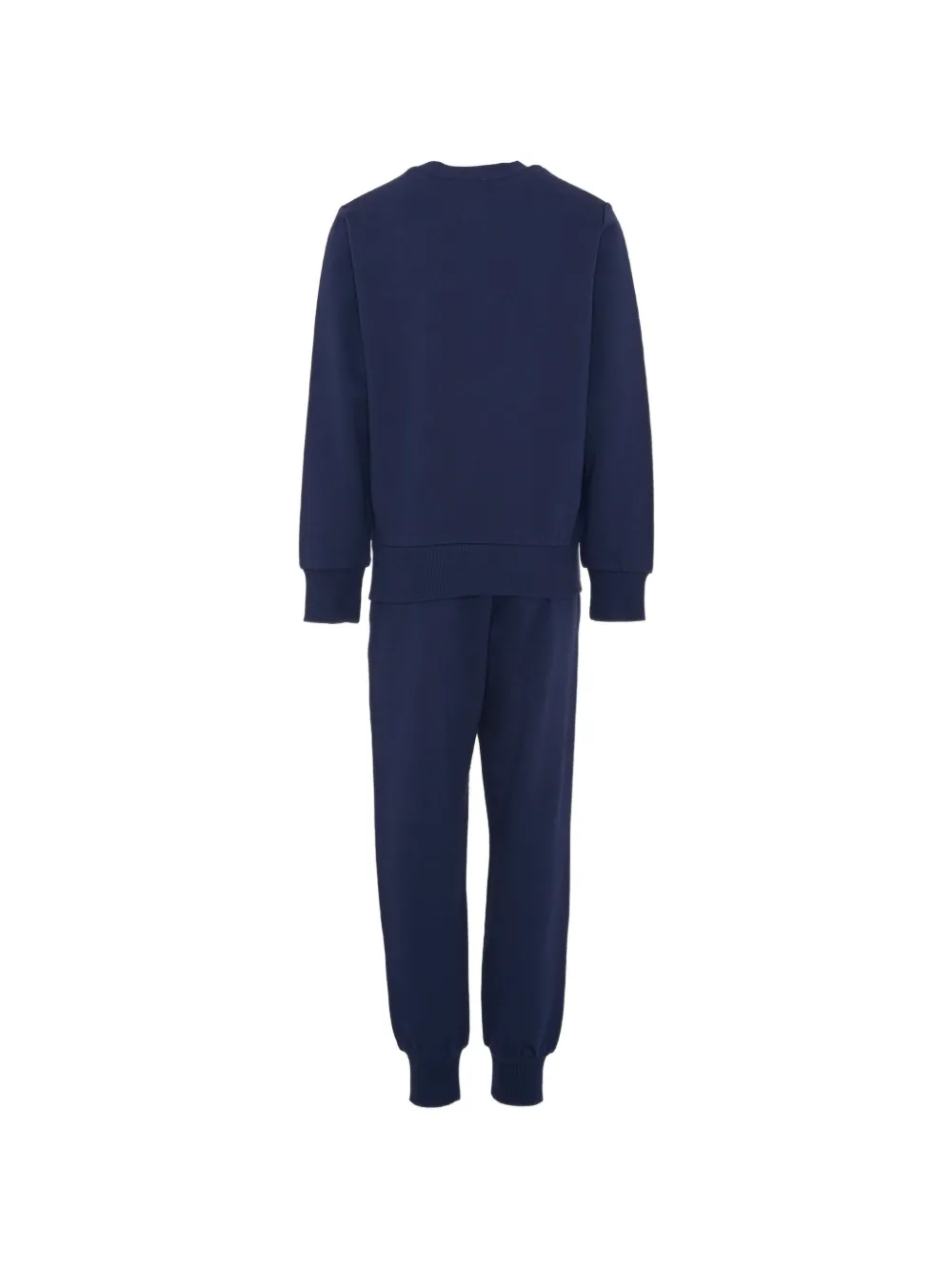 Moschino Kids Trainingspak met logoprint Blauw