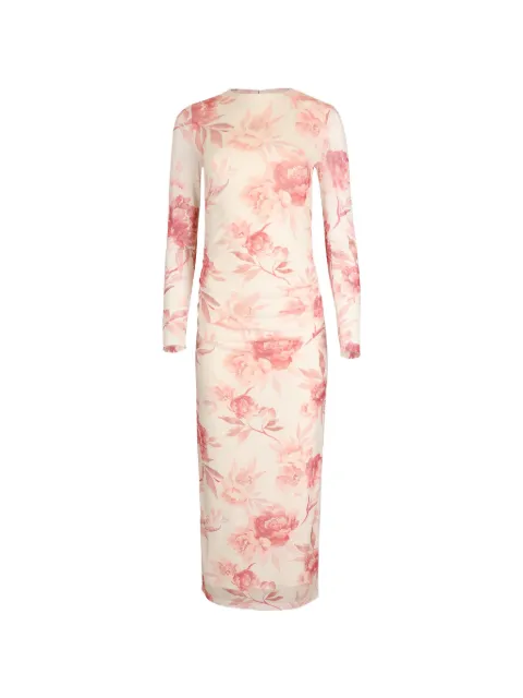 Aston Studio Ezli floral-print midi dress