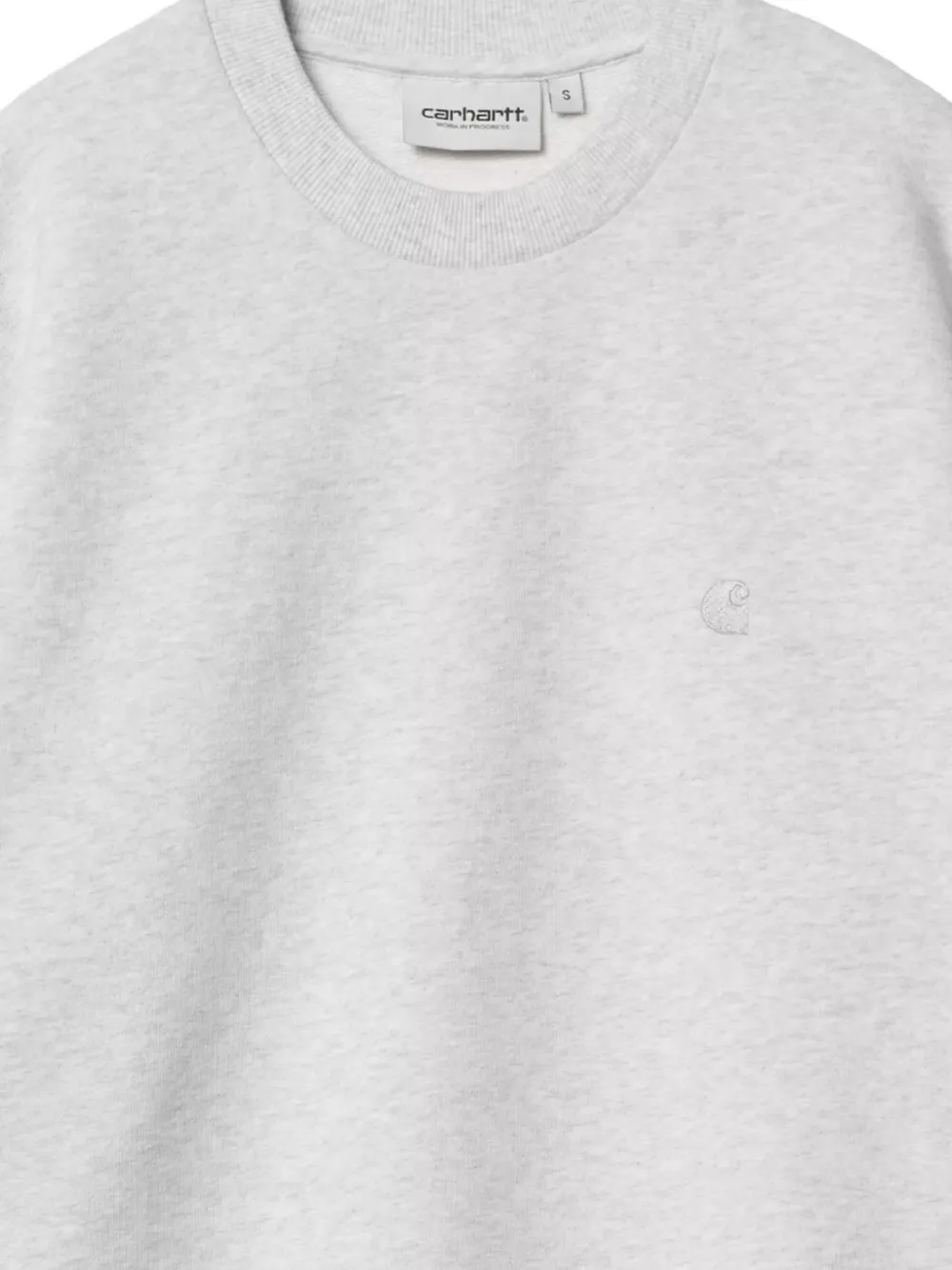 Carhartt WIP Casey sweater met geborduurd logo Grijs