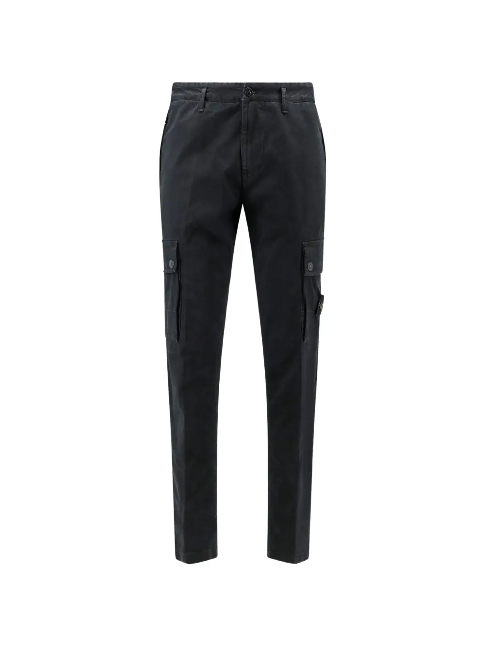 Stone Island 3100034 stretch prganic broken twill cotton 'old' effect trousers