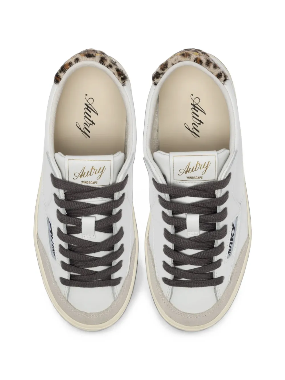 Autry Windscape leopard-print sneakers Wit