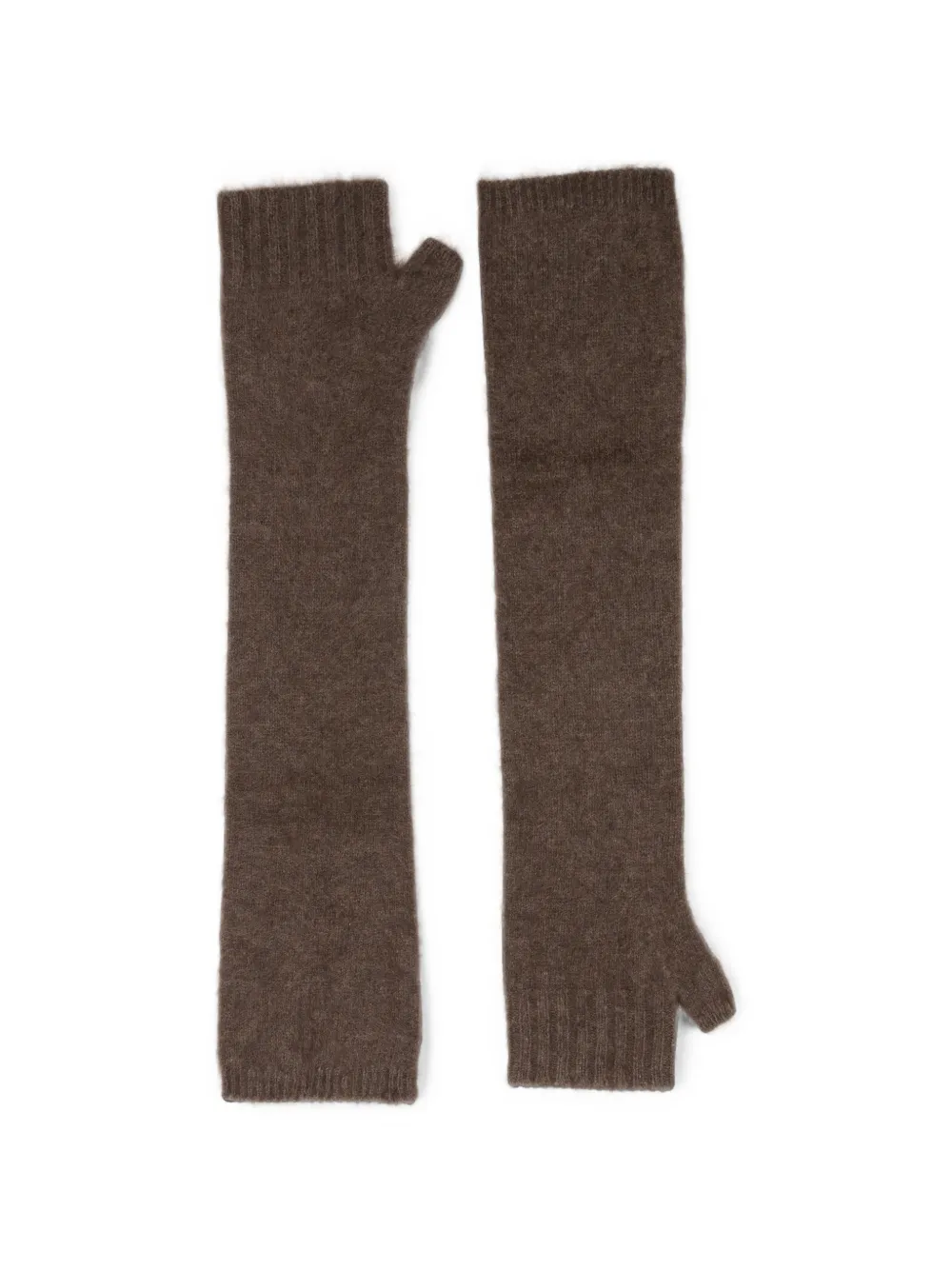 P.A.R.O.S.H. Vingerloze handschoenen Bruin