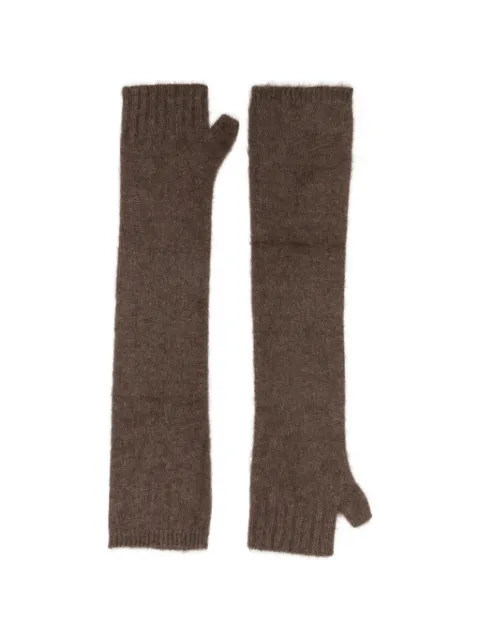 P.A.R.O.S.H. ribbed-knit fingerless gloves