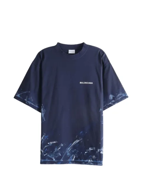 Balenciaga paint-splatter T-shirt