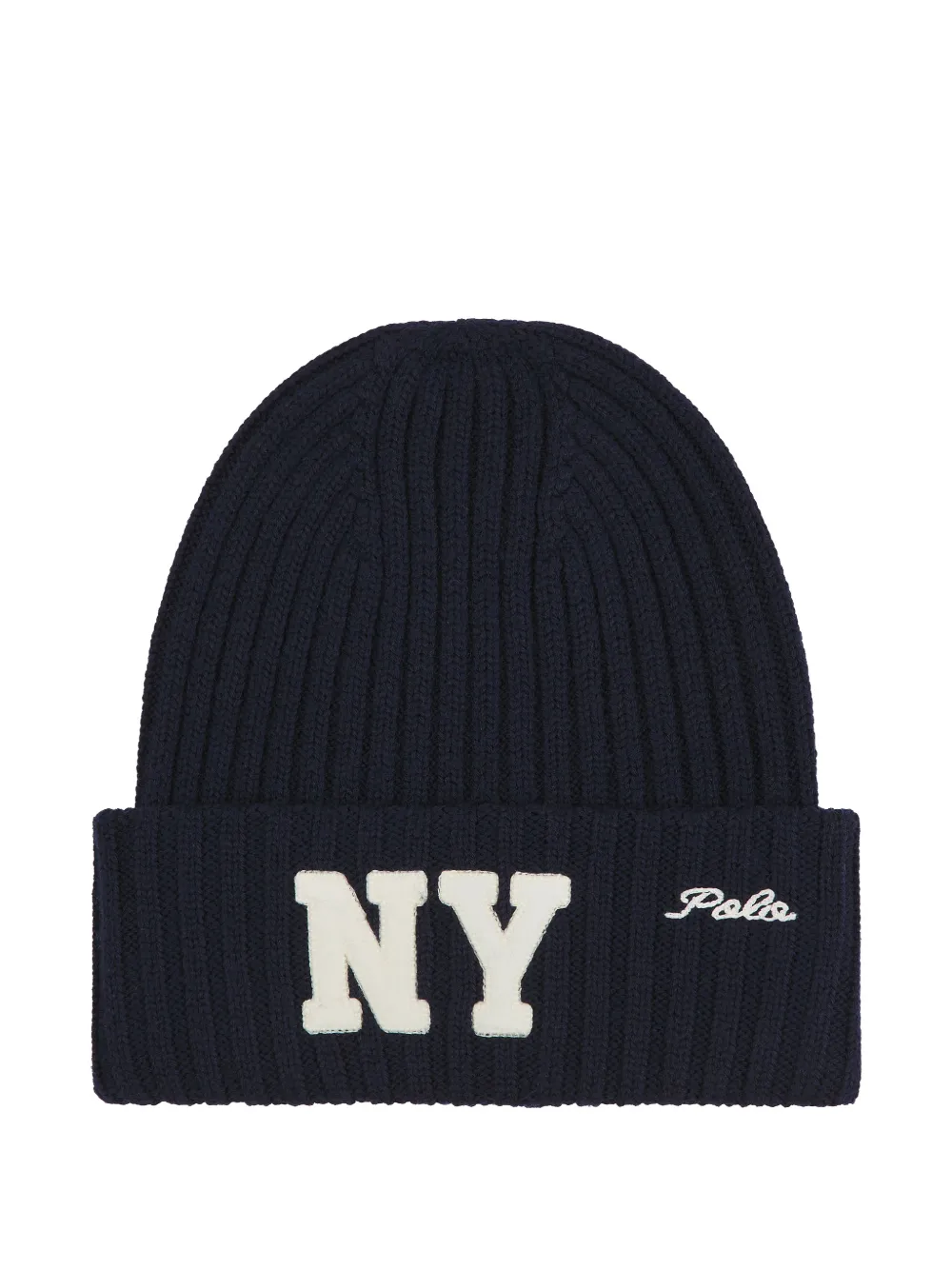 Polo Ralph Lauren NY rib-knit beanie - Blu