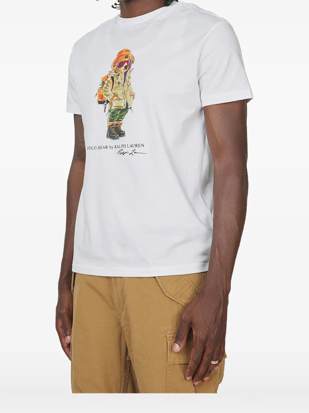 Polo Ralph Lauren T-shirt met print Wit