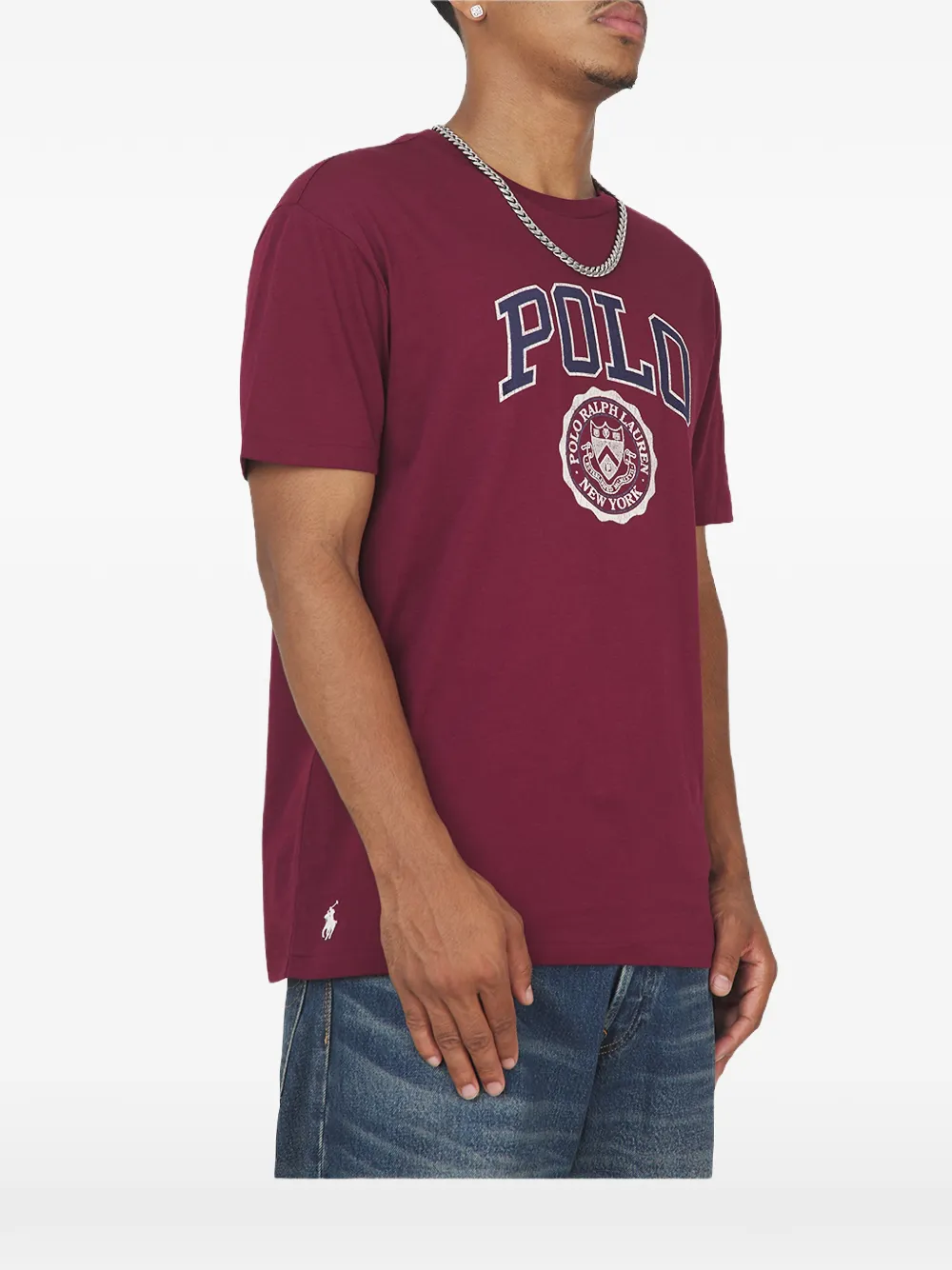 Polo Ralph Lauren T-shirt met logoprint Rood