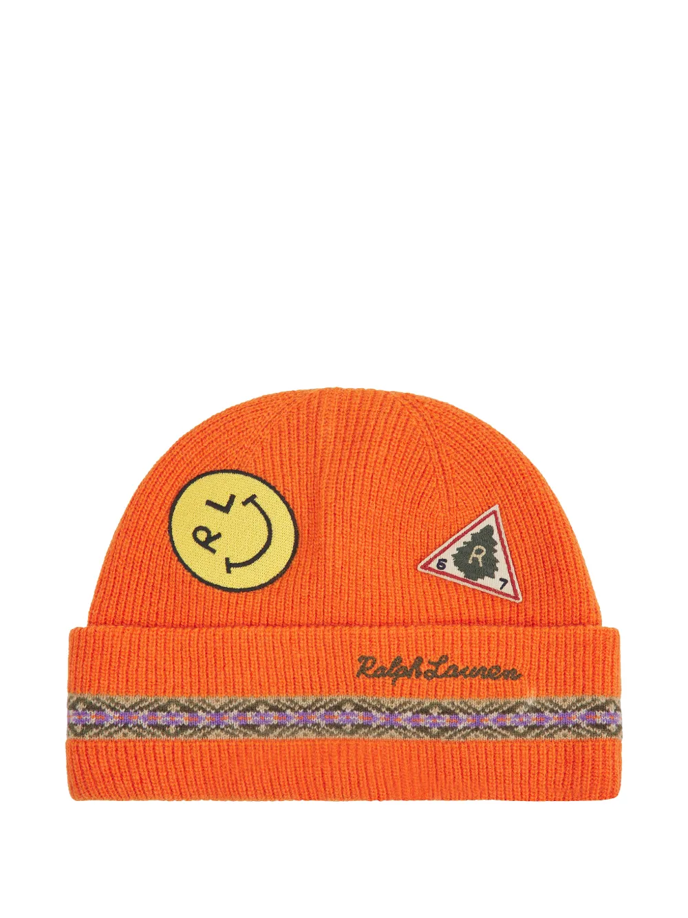 Polo Ralph Lauren Taslan patch beanie - Arancione