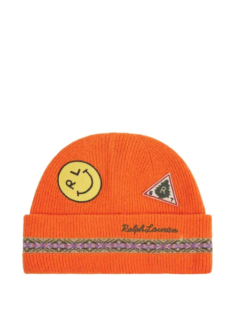Polo Ralph Lauren шапка бини Taslan с нашивкой