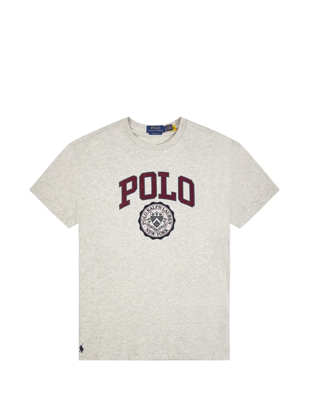 Polo Ralph Lauren logo-print cotton T-shirt - Grigio