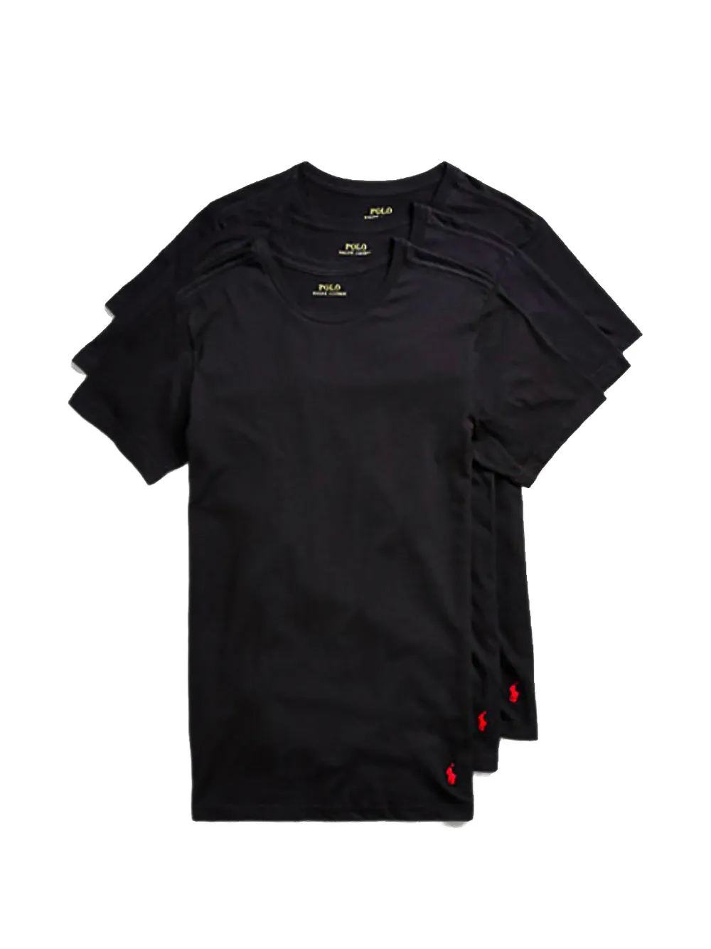 Polo Ralph Lauren slim-fit T-shirts set (set of three) - Nero