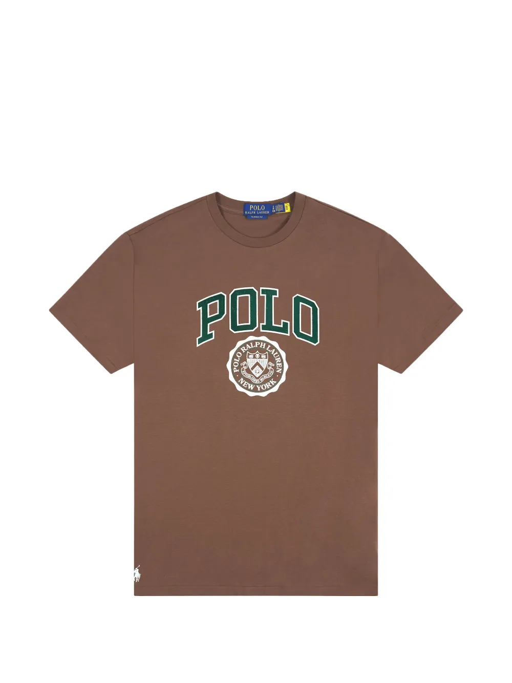 Polo Ralph Lauren logo-print cotton T-shirt - Marrone