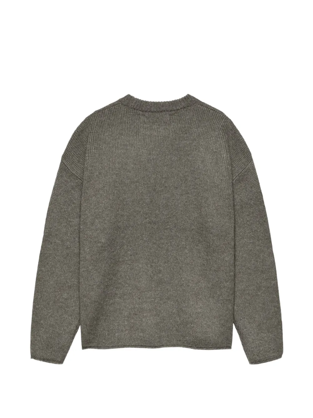 NEW AMSTERDAM Sweater met logopatch Grijs