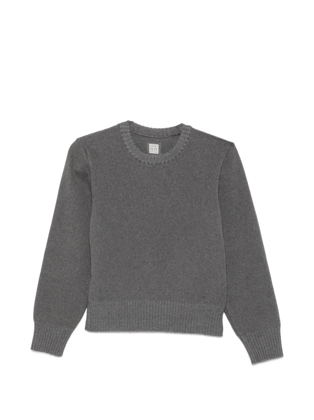 TOTEME ribbed-knit wool sweater - Grey
