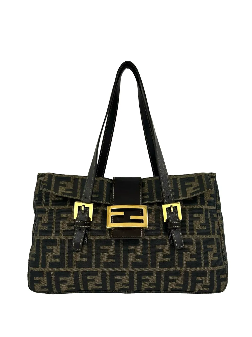 Fendi Pre-Owned 2000-2010 Zucca Canvas handbag - Brown