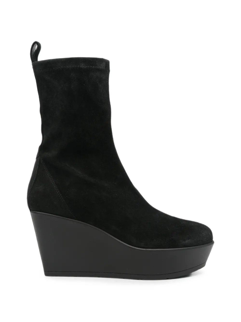 Vic Matie suede-finish wedge-heel ankle boots