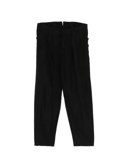 Nude:Masahiko Maruyama pantalones tapered con pinzas