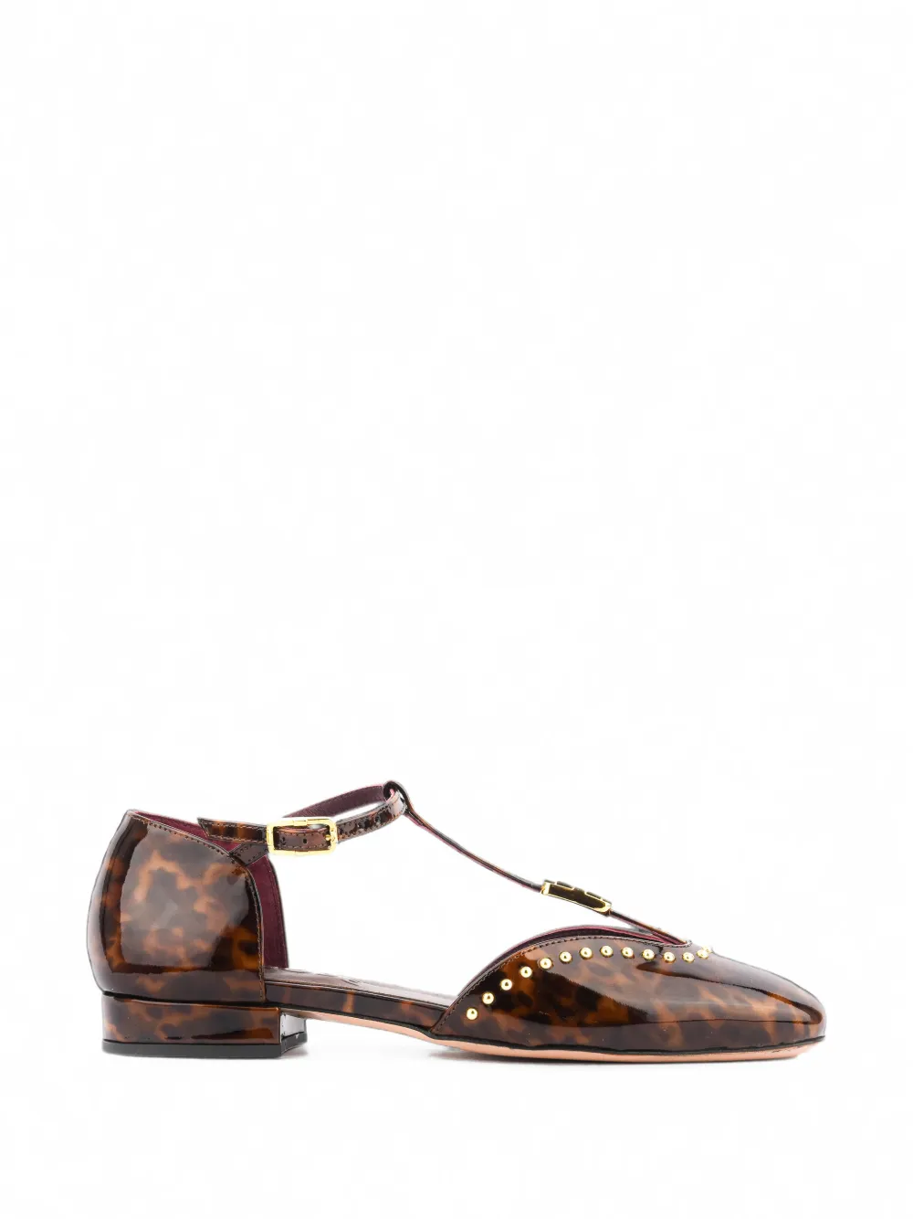 Morobé Florence studded T-bar pumps