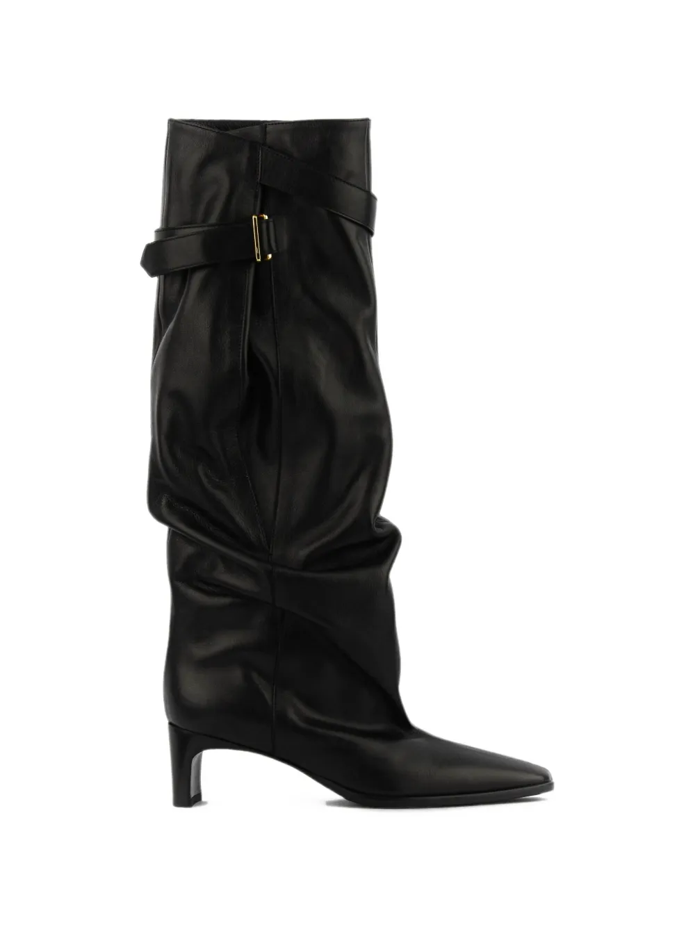 Elena Iachi slouchy buckled boots