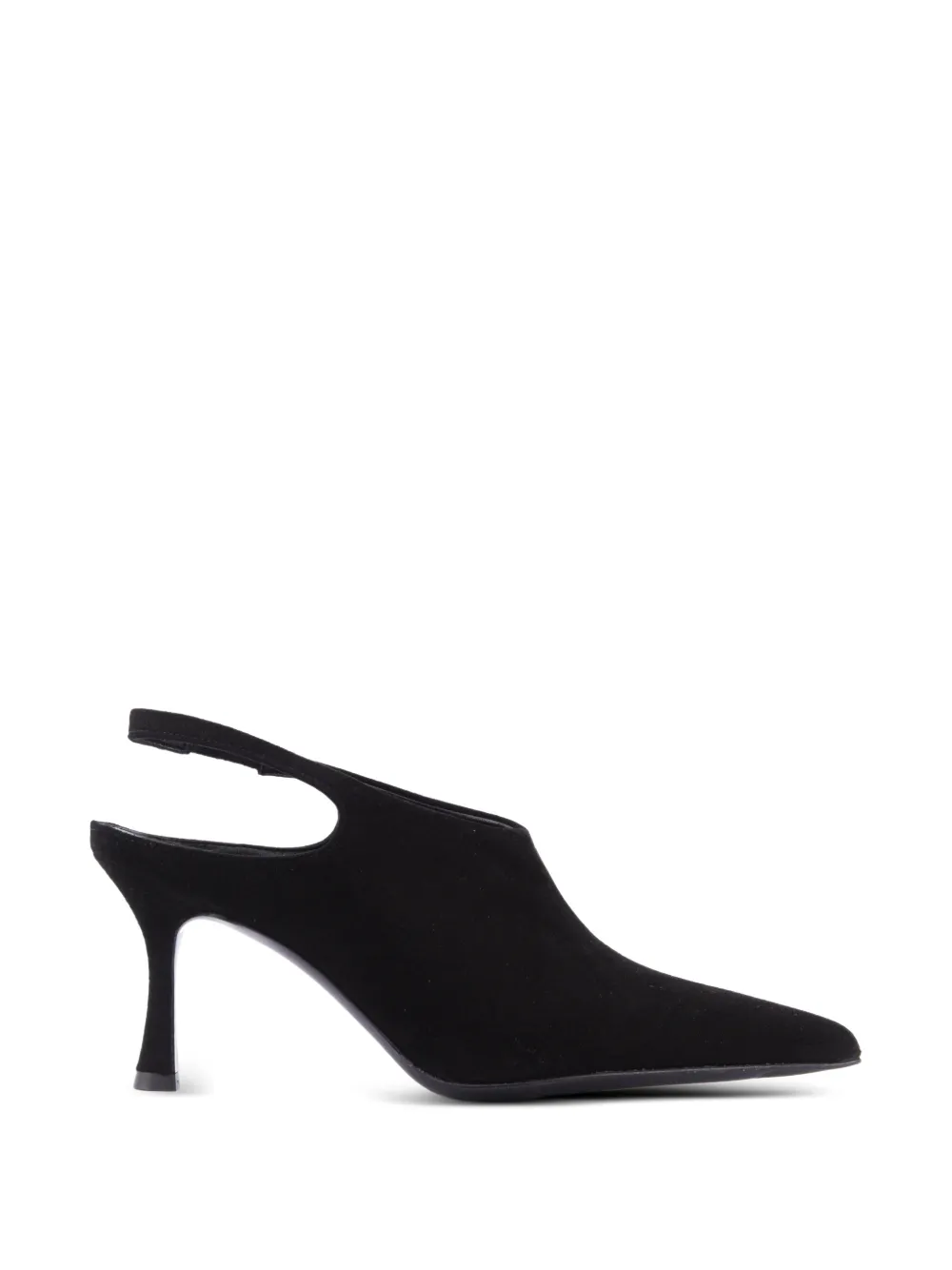 Paul Warmer suede slingback pumps