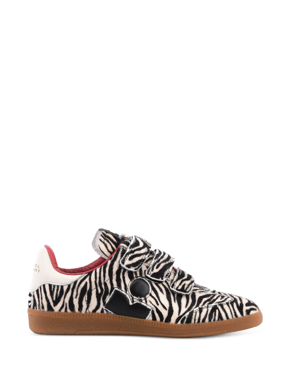 ISABEL MARANT Beth Sneakers mit Zebramuster - Weiß