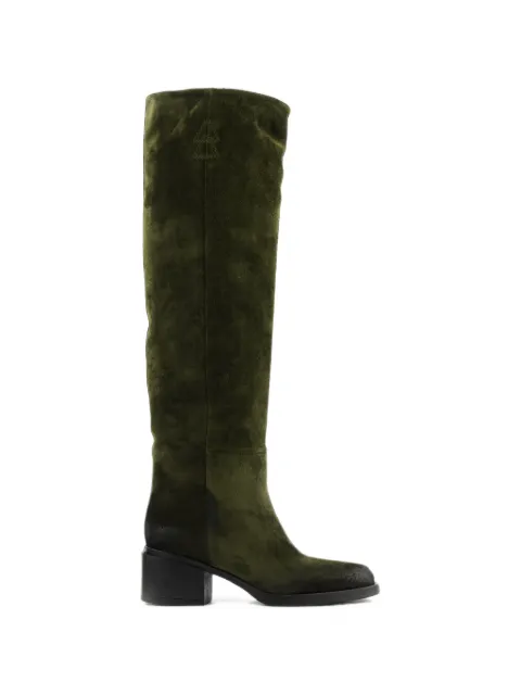 Elena Iachi square-toe long boots
