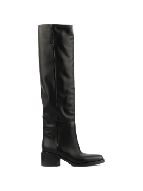 Elena Iachi square-toe knee-high boots