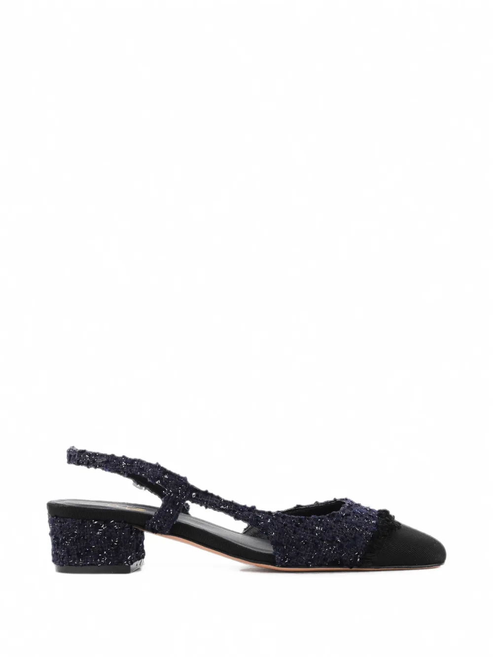 Paul Warmer Loulou bouclé slingback pumps
