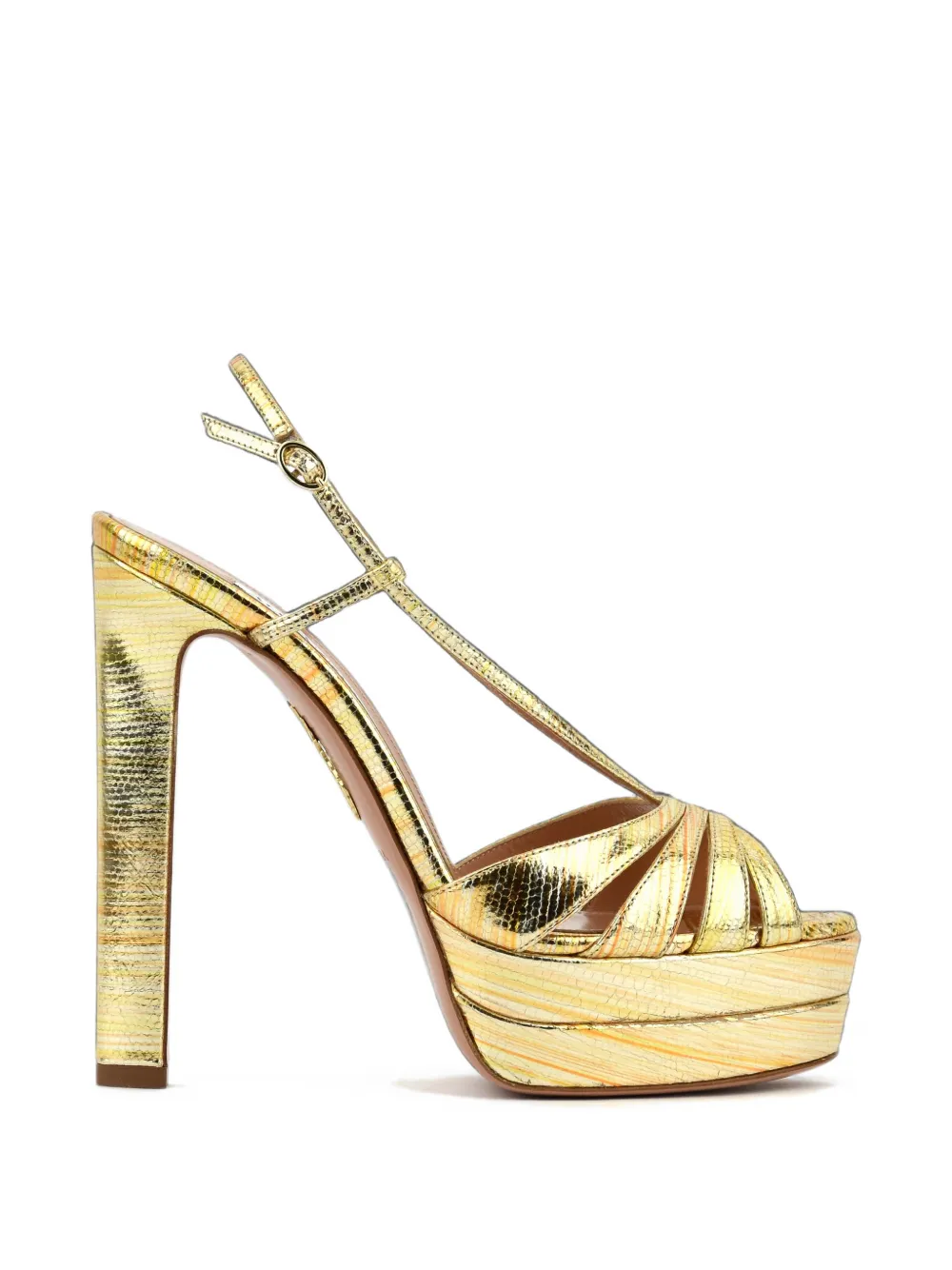 Aquazzura Aimee Sandalen 130mm - Gold