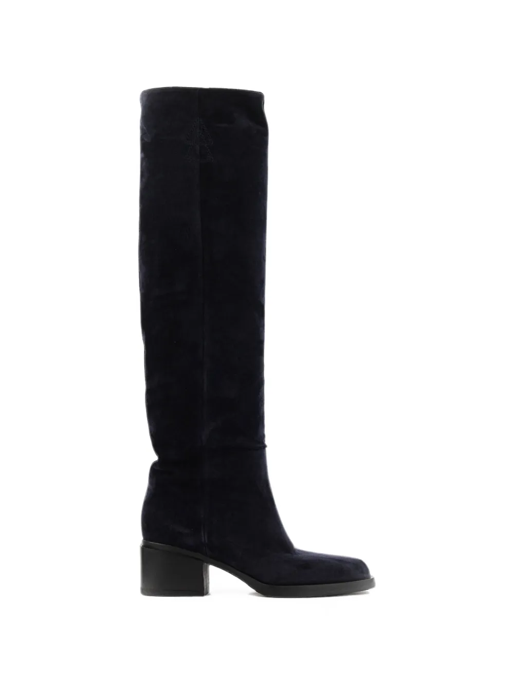 Elena Iachi square-toe suede knee-high boots