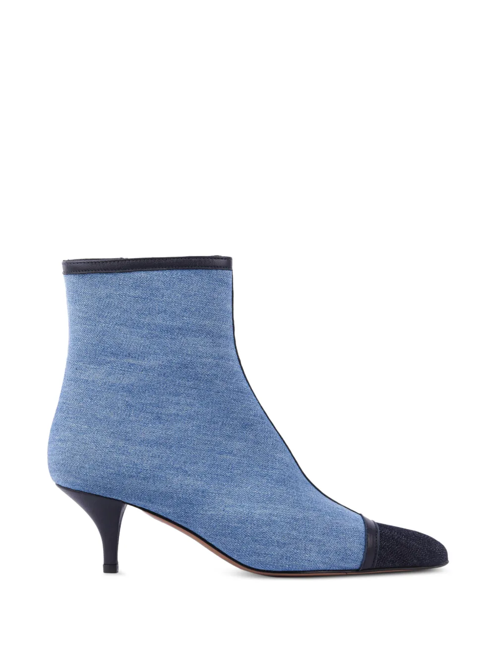 Paul Warmer pointed-toe panelled ankle boots