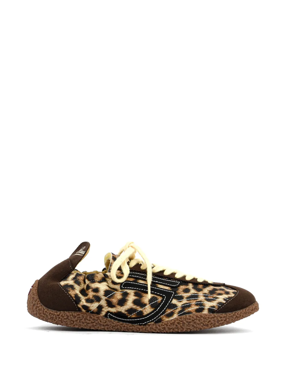 Puraai Corsa Sneakers mit Leopardenprint - Braun