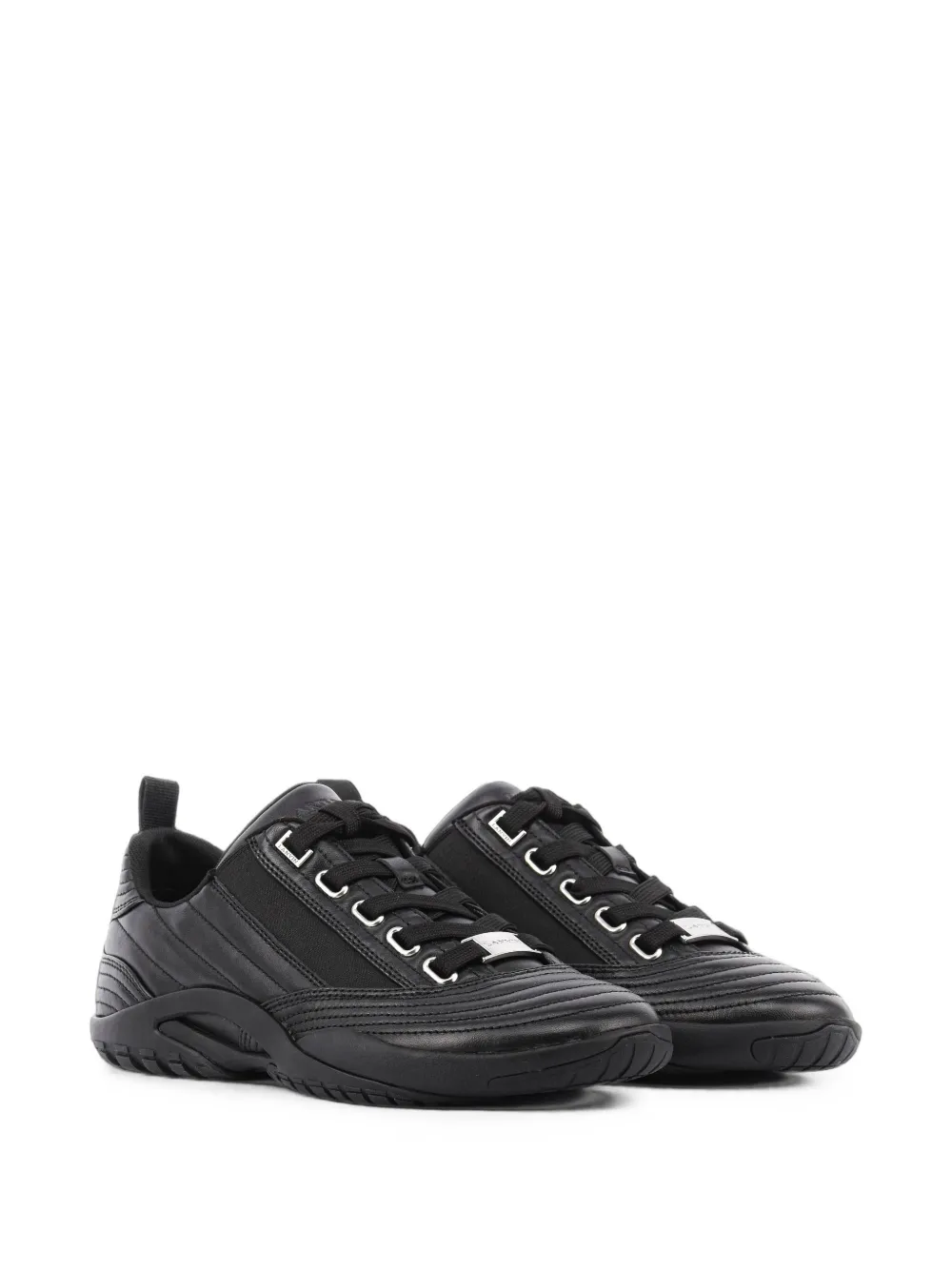 Lanvin LNV2 sneakers in leather Zwart