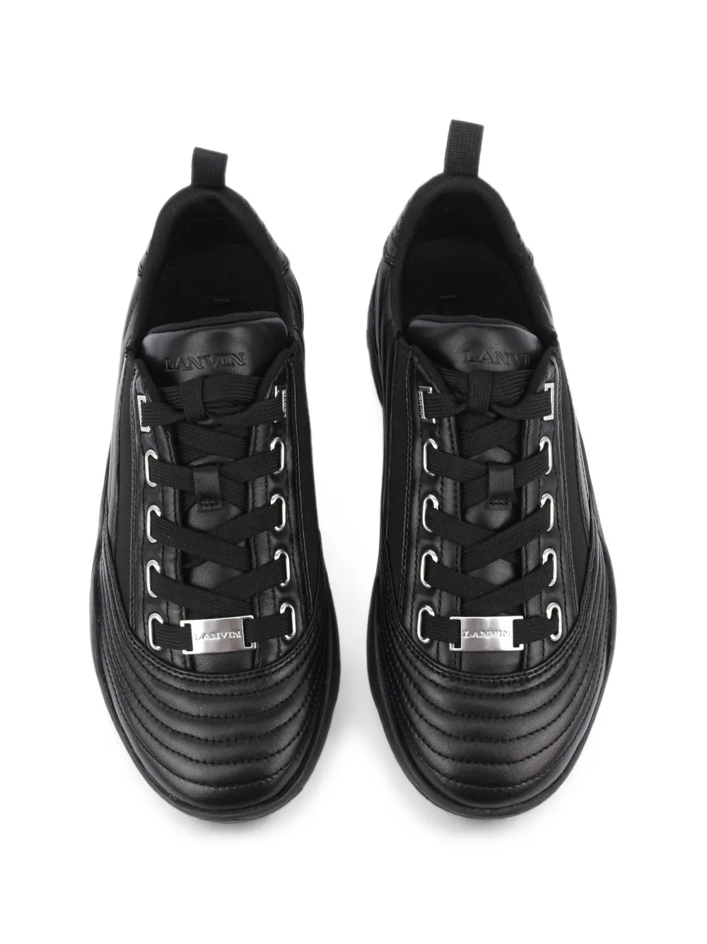 Lanvin LNV2 sneakers in leather Zwart
