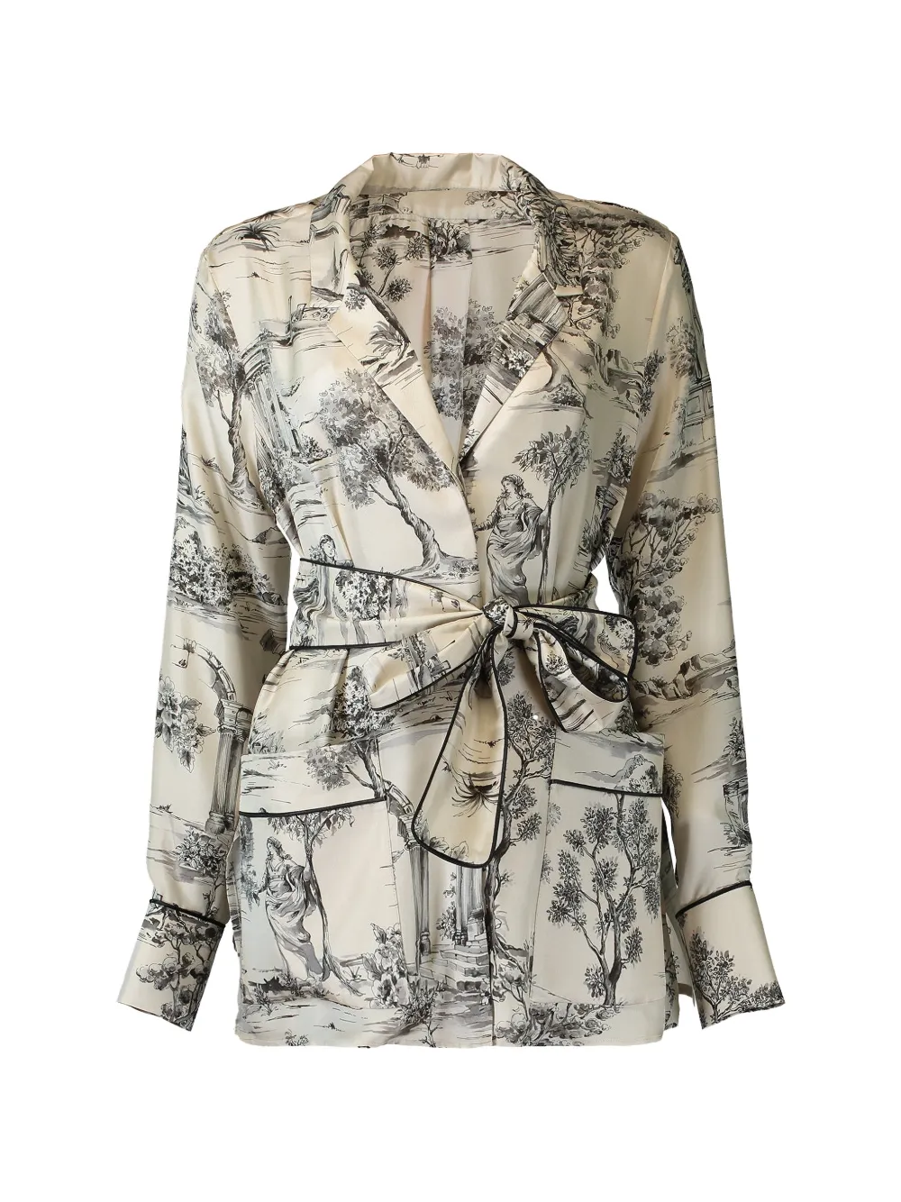 DMN Paris Ava toile de jouy blouse - Toni neutri