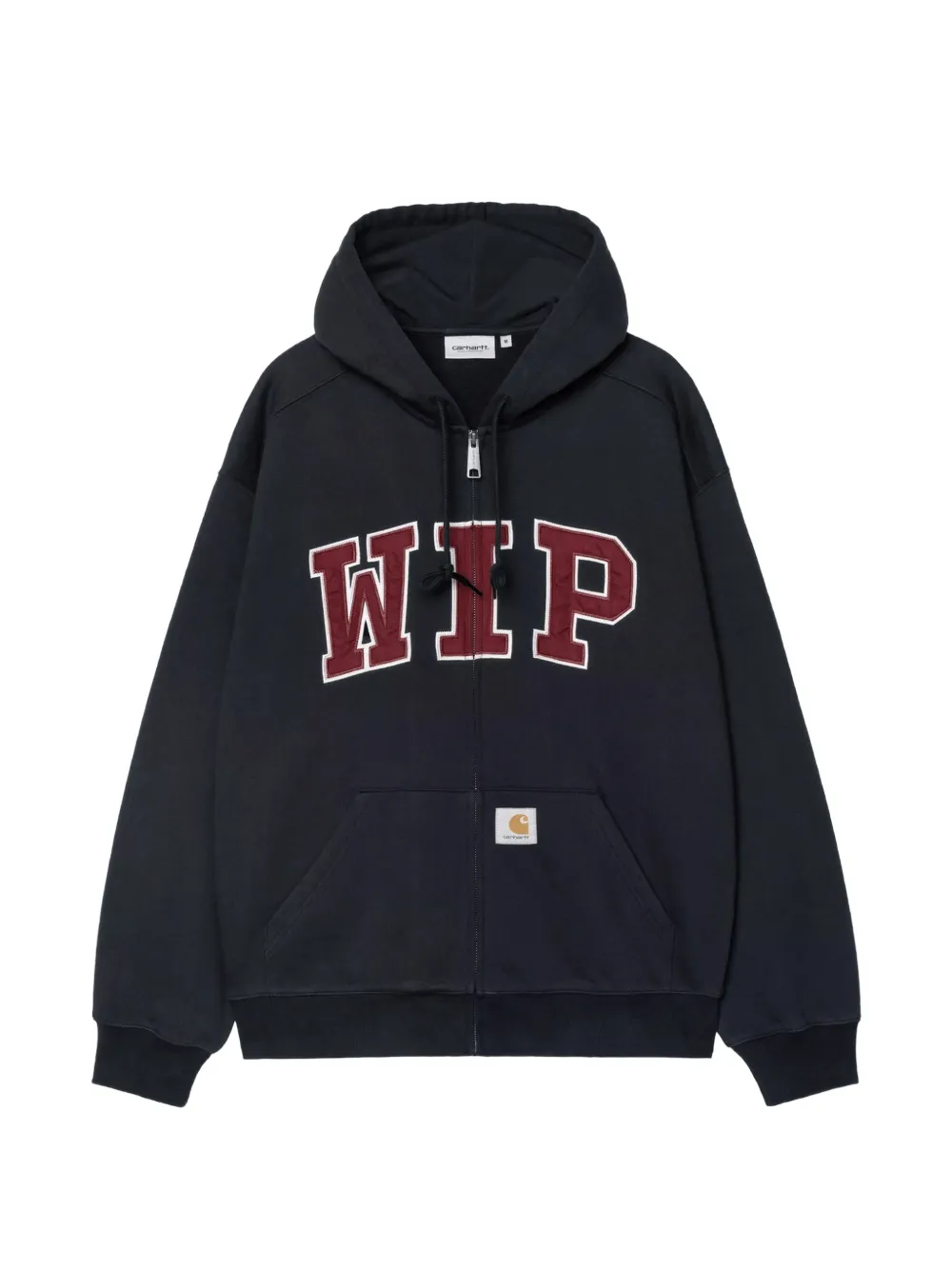 Carhartt WIP logo-appliqué zip-up hoodie