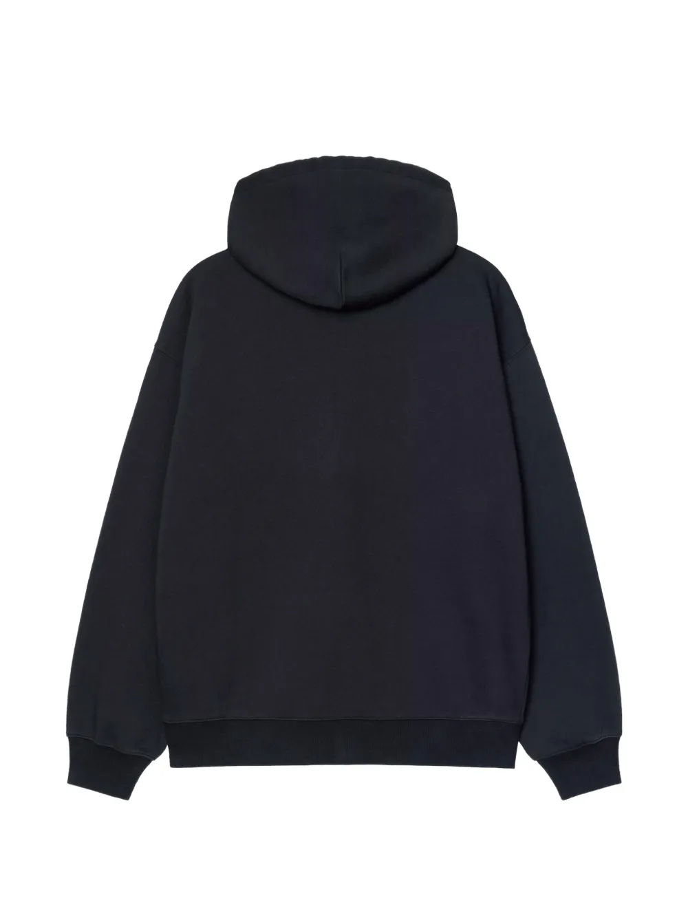 Carhartt WIP logo-appliqué zip-up hoodie Zwart