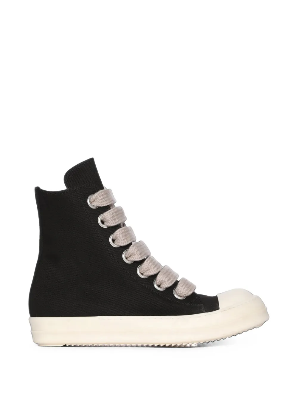 Rick Owens DRKSHDW Jumbolace cotton high-top sneakers