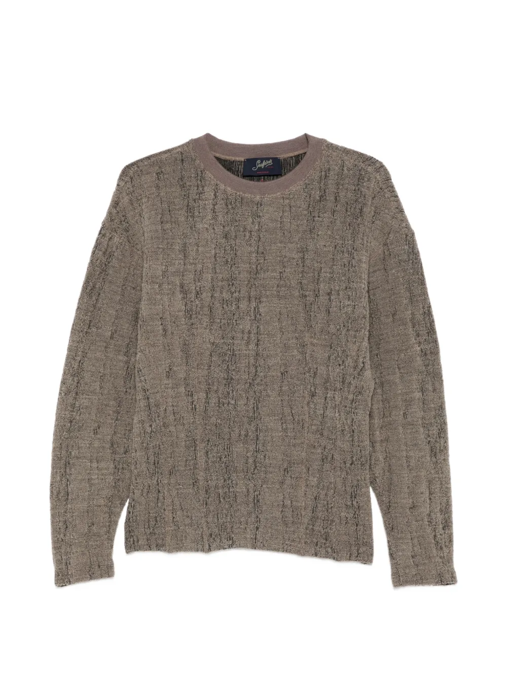 Seafarer Anemone bouclé-knit crew-neck sweater - Marron Seafarer Anemone bouclé-knit crew-neck sweater - Marron